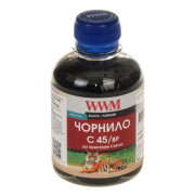 Чорнила WWM C45 для Canon, 200г Black (C45/BP) пігмент